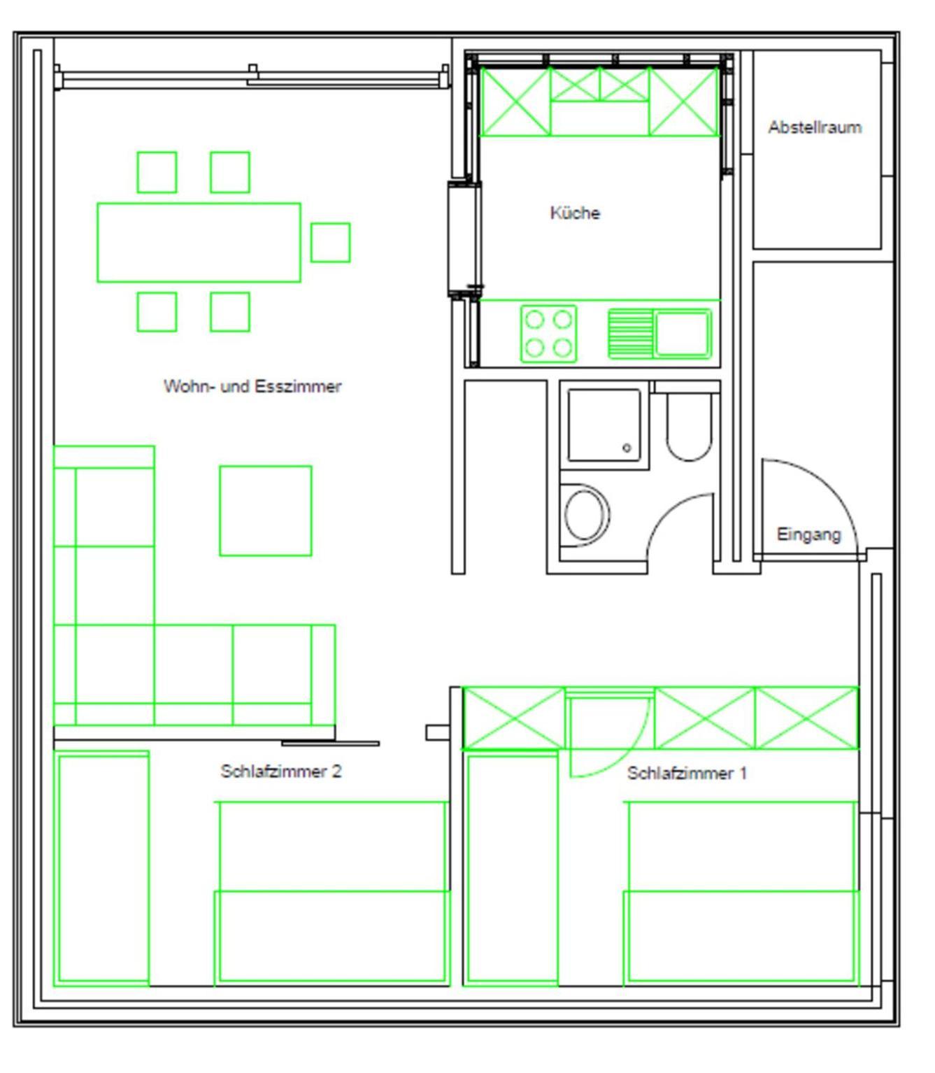 Bungalow 2702 In Tossens Bagian luar foto